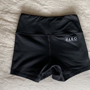 Black FLEO Bounce High Rise Shorts, size XS